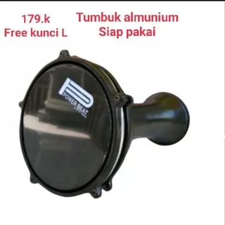 Darbuka /dumbuk/almunium/tumbuk/ pinggang 8inc free kunci L