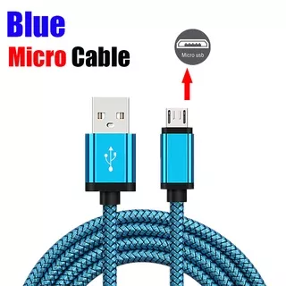 0.25m/1m/2m/3m Nylon Micro USB Cable Fast Charging USB Data charger Android Cord Line Cables