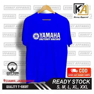 BAJU/KAOS YAMAHA FACTORY RACING MOTOR SPONSOR OTOMOTIF DISTRO PRIA WANITA TERMURAH TERLARIS - KUREYAPPAREL