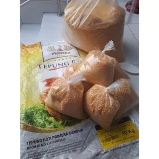 Tepung Roti Primera Panko/Jfood/Eco Raja/Mamasuka Mix dan putih Kemasan 500gr