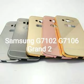 Case mirror Samsung Grand 2 . J1 . J1 mini J105 V2 . J120 . J2 . J3 bumper slide mirror hardcase