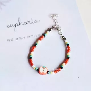 BM025 - BYMACHERIE GELANG BUAH FRUIT ANGGUR APEL KIWI LEMON MELON