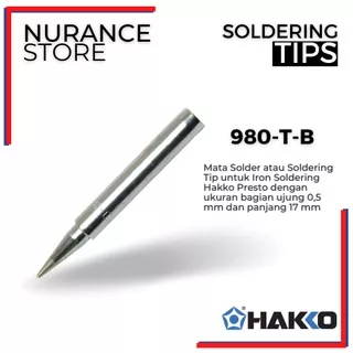 Mata Solder Hakko 980-T-B Untuk Hakko 980, 981, 984, dan 985.