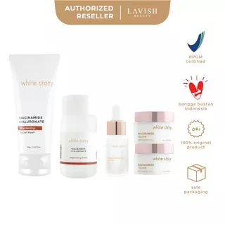 WHITE STORY Brightening Facial Wash // Toner // Face Serum //  Day Cream // Night Cream