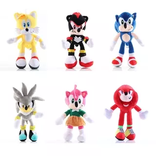 Mainan Boneka Plush Landak Sonic The Hedgehog Dengan 6 Warna