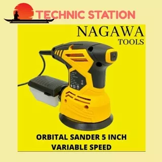 Mesin Amplas Bulat 5 Random Orbital Sander NOS125 NAGAWA 125 5 inch