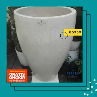 Bak Mandi Teraso Marmer Minimalis Keramik Batu Alam Gentong Air Terazzo Depok 85 x 50