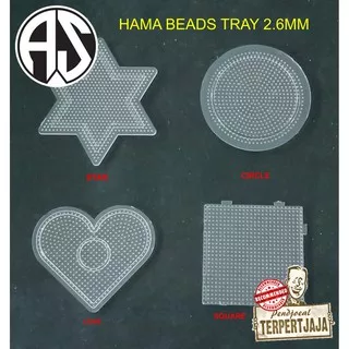 Hama Tray Perler Midi 2.6mm Beads Aksesoris Small Tray Board Pegboard