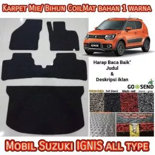Karpet Mie/Bihin PREMIUM spike Mobil Suzuki IGNIS All type