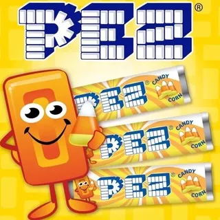 PEZ Candy Refill - Candy Corn Flavored