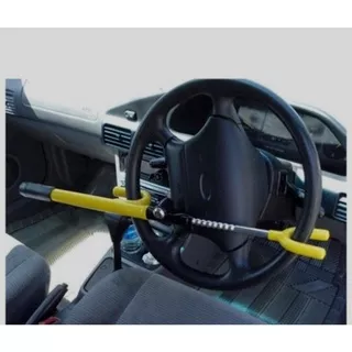 Kunci Pengaman Stir Mobil / Stang gembok Setir Mobil Safety Lock Car Model Cagak