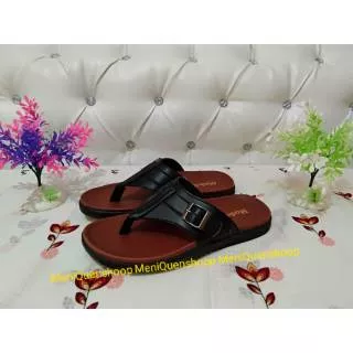 Modello H55.002 sandal pria hitam