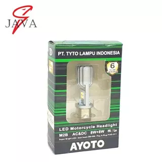 Lampu Depan Led TYTO M2B /M2A / AYOTO / AMS LED 2 Sisi 8/8 Watt 6000 Kelvin Bebek Matik