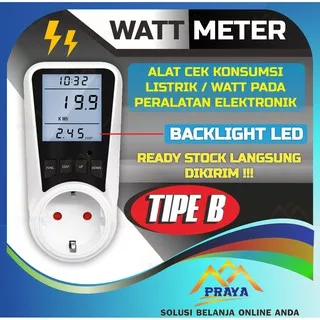 WATT METER ALAT TES KWH METER DIGITAL UKUR ARUS LISTRIK DAYA POWER VOLT