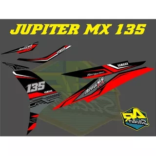 Striping Jupiter Mx 135 Striping Mx New Sticker Jupiter Mx Stripping Stiker Mx Sticker jupiter mx SIMPLE RACING KODE 017