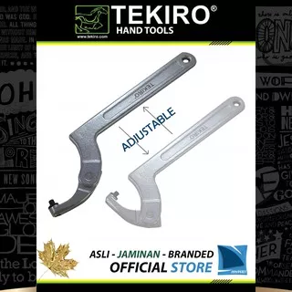 Kunci Komstir dan Knalpot 19-50 mm Fleksibel / Flexible Hook Wrench TEKIRO ( Kunci Bengkel Resmi )