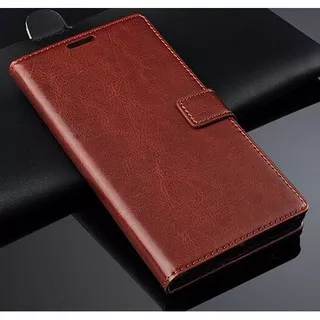 Leather Flip Cover Wallet Sony Xperia C5 Ultra Dompet Kulit Case HP Hard case Full Cover Photo Slot