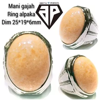 cincin pria batu mani gajah asli natural