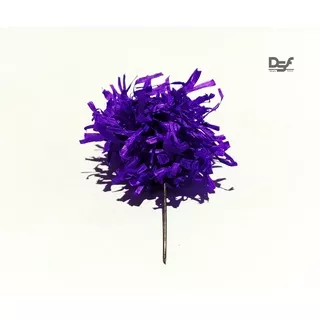 Suyok Bunga Kertas Krep - Bunga Suyok Warna Ungu Perangkai Bunga Papan 500g
