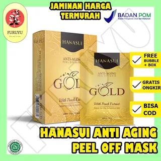 SACHET  Shiseido Gold Hanasui BPOM  Hanasui Gold Mask Peel Off