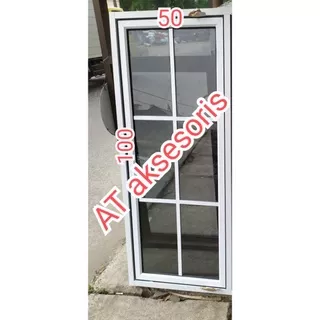 jendela aluminium 50x100 ornamen