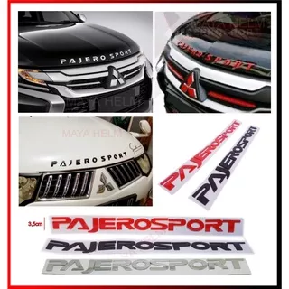 Emblem Logo Kap Cap Mesin Mitsubishi Pajero Sport Engine Hood