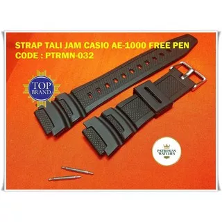 STRAP TALI JAM CASIO AE-1000 FREE PEN