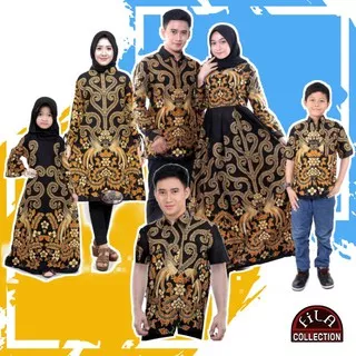 TERLARIS - BAJU BATIK KELUARGA SARIMBIT PARI EMAS // Baju seragam keluarga pesta Kondangan