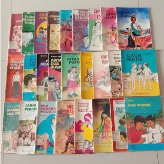 Buku cerita jadul - buku jadul - buku lawas - bacaan anak  - balai pustaka