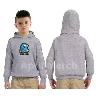 Jaket sweater anak among us trust no one - april merch