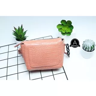 TAS SELEMPANG WANITA / SLINGBAG WANITA / KULIT BUAYA