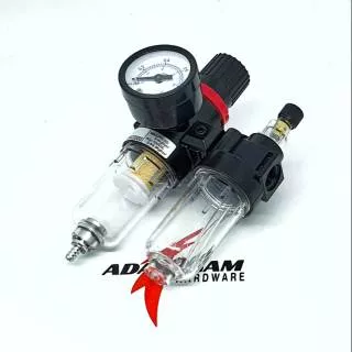 Mollar 1/4 Inch Double Air Filter Regulator - Filter Udara Kompresor