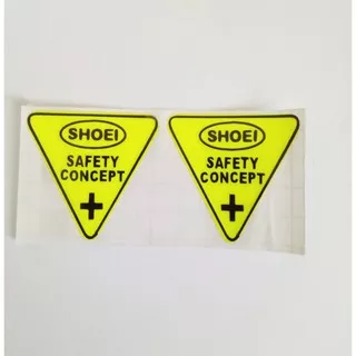 Stiker Visor Shoei Stiker Helm Shoei Safety Concept