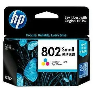 Tinta HP 802 Small Tri Color Original Ink Cartridge / Colour