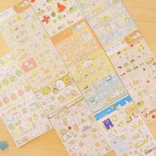 Sticker molang korea lucu diary decor