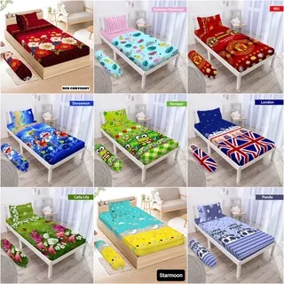 Sprei/Seprai Selip Single Size Motif | 120x200 Tinggi 20 Kasur No 3 Sprei Anak Motif Murah/Kekinian - KINTAKUN & VITO