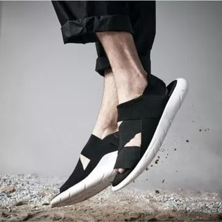 Sepatu Adidas Y3 Yohji Yamamoto Kaohe Sandal Black White Premium