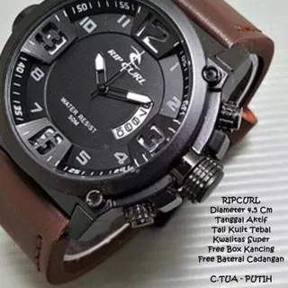 *ORIGINAL* MURAH MERIAH !! Jam tangan Pria ripcurl kulit murah  @ready 3 warna / Jam tangan ripcurl 