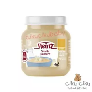 Heinz Smooth Vanilla Custard  makanan bayi