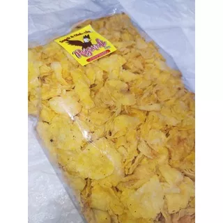 Emping Jagung Asin / Balado 250gr Tipis Renyah enak Corn chips