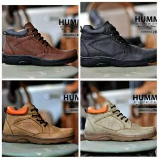 Sepatu boots pria original HUMMER Arwana 39-44