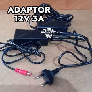 Adaptor 3A 12V / Power Supply 3A / Trafo 3A, Socket AC/DC LED Neon (Merek LG)