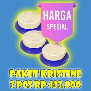 SUPER HEMAT KRISTINE KO-KOOL PEARL CREAM & REFRESHING CREAM BEDAK PELEMBAB WAJAH HALUS KK INDONESIA