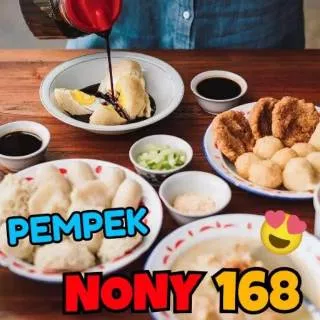 Pempek nony 168 palembang isi 40pc tanpa cuko ( 1kg )