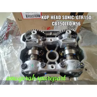 Head Cylinder Kop Head ASSY LENGKAP Sonic Supra GTR CB 150 LED K56 ORI AHM