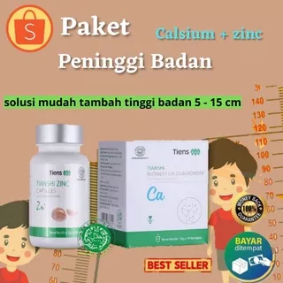 Kalsium Dan Zinc Tiens Paket Peninggi Badan Terlaris Penambah Tinggi Badan Ampuh Best Seller Terbaik