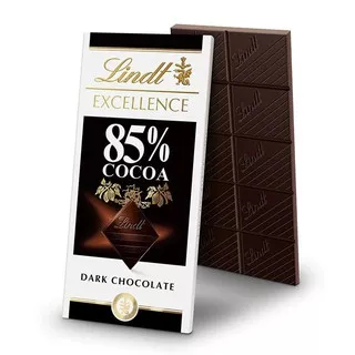 Lindt Excellence Dark Chocolate Cocoa Coklat Lindt 85% Dark Chocolate