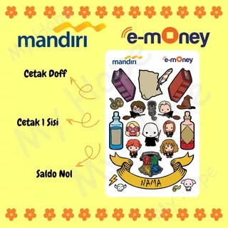 Emoney Etoll Kartun Harry Potter Cute Kartu Mandiri E-money BCA Flazz Gen 2 E-toll