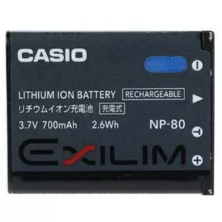 Battery for Casio NP-80/ Baterai/ Batere. NP-80/NP80/NP 80