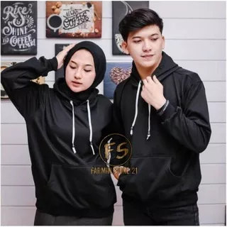 Hoodie Hitam Polos Sweater Hodie warna Hitam Polos Jaket Hoodie Hitam Polos Jaket Polos Warna Hitam Pria Wanita Unisex bahan fleece cotton Size M L XL